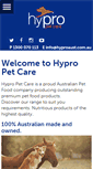Mobile Screenshot of hypropetcare.com.au